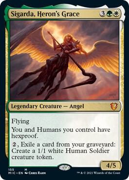 Sigarda, Heron's Grace [Commander: Innistrad: Midnight Hunt] 155