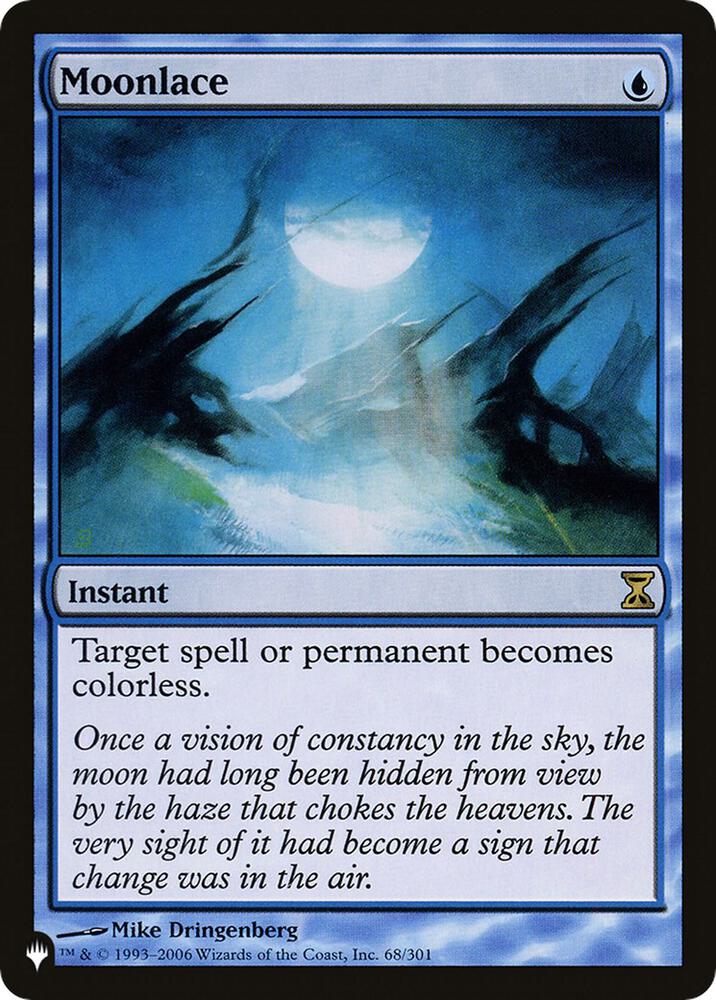Moonlace [The List Reprints] 68/301