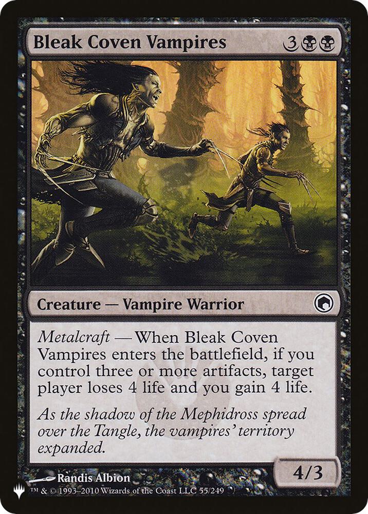 Bleak Coven Vampires [The List Reprints] 55/249
