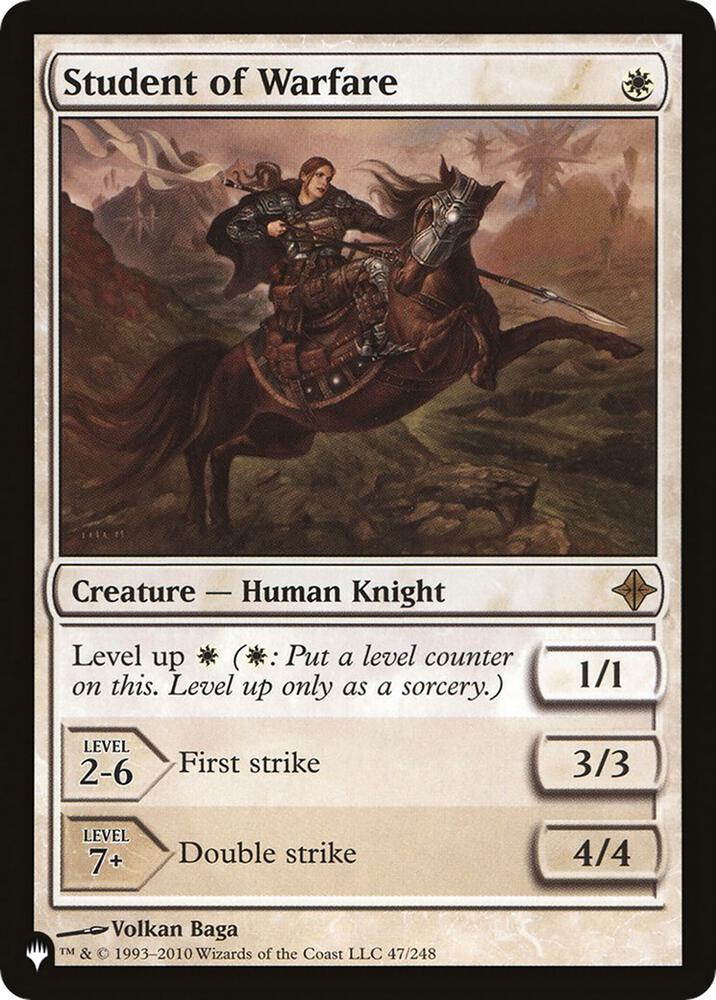 Student of Warfare [The List Reprints] 47/248