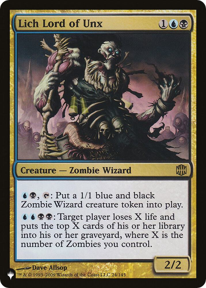 Lich Lord of Unx [The List Reprints] 24/145