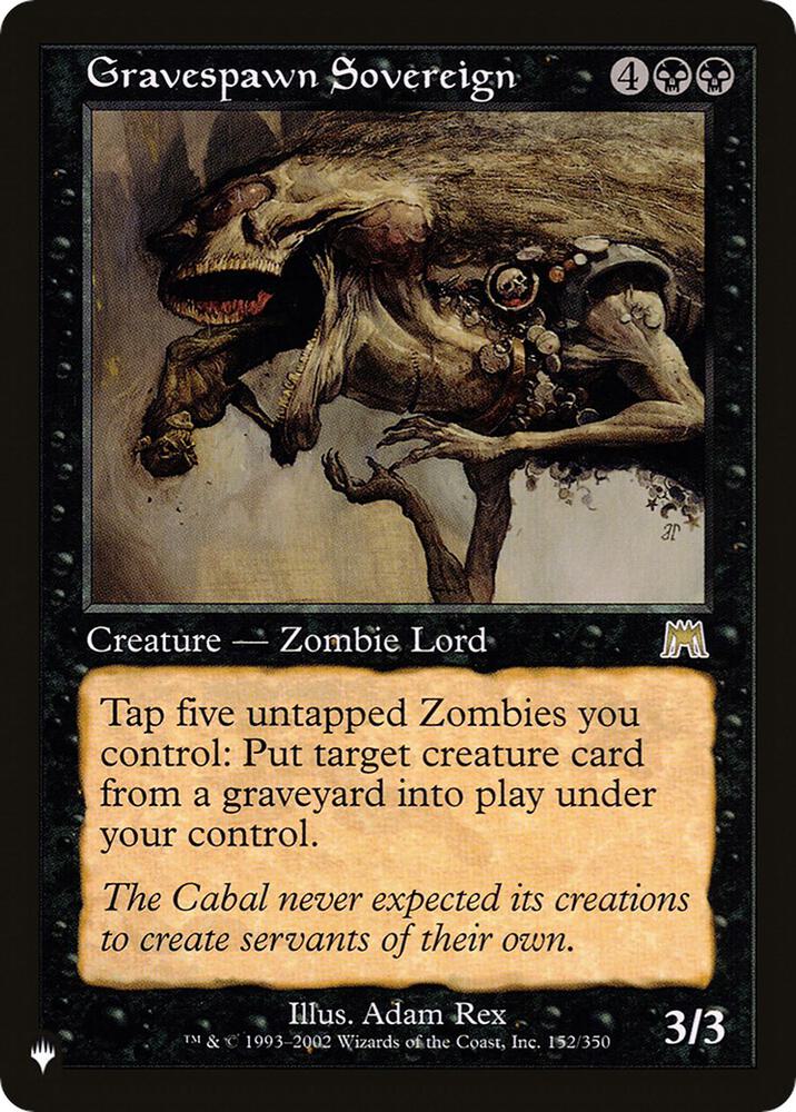 Gravespawn Sovereign [The List Reprints] 152/350
