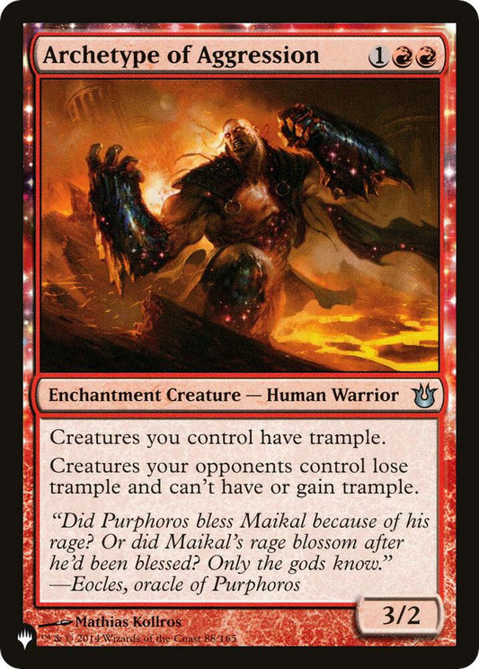 Archetype of Aggression [The List Reprints] 88/165