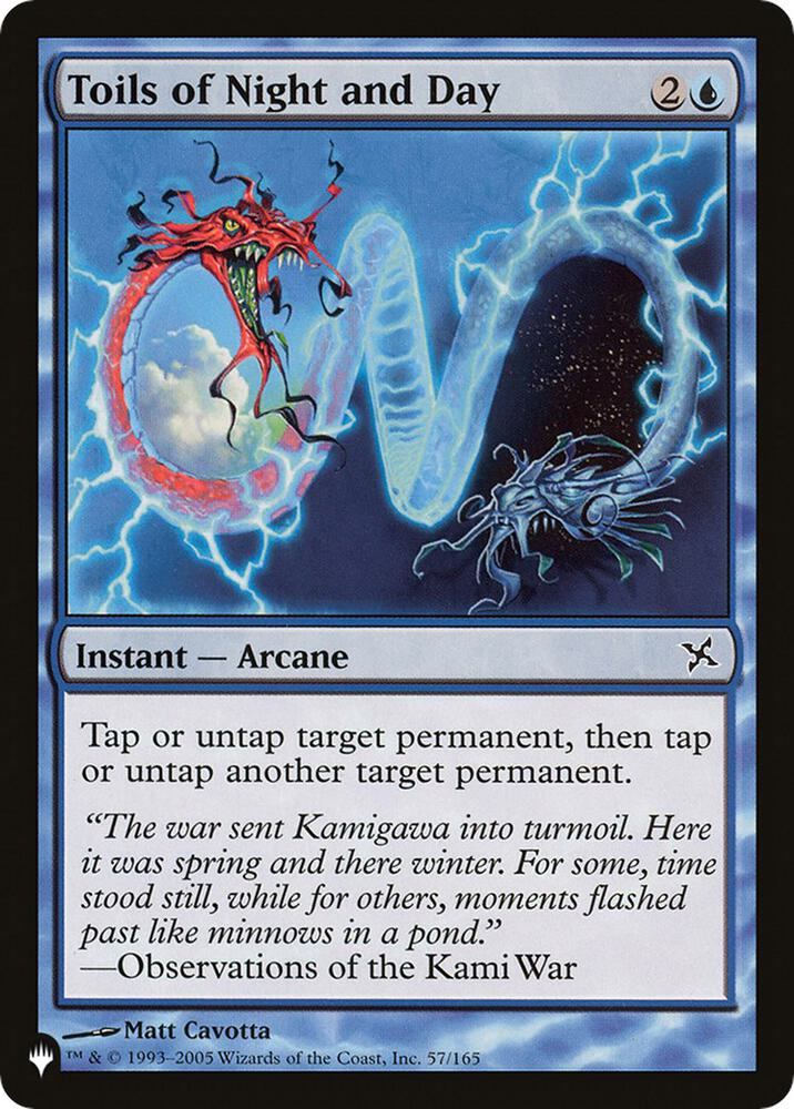 Toils of Night and Day [The List Reprints] 57/165