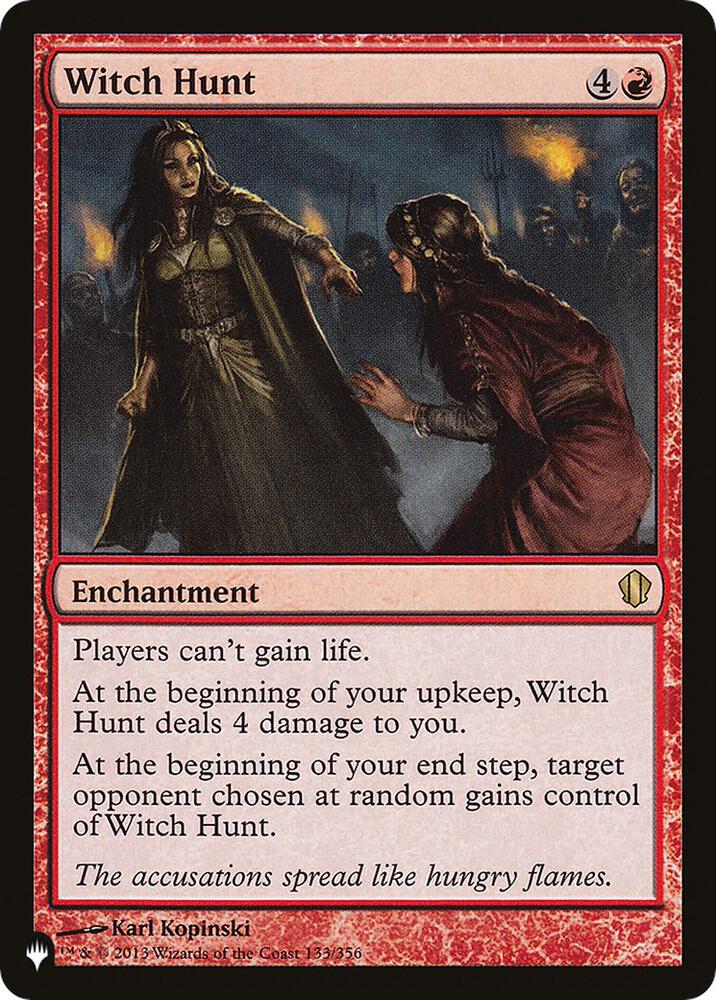 Witch Hunt [The List Reprints] 133/356