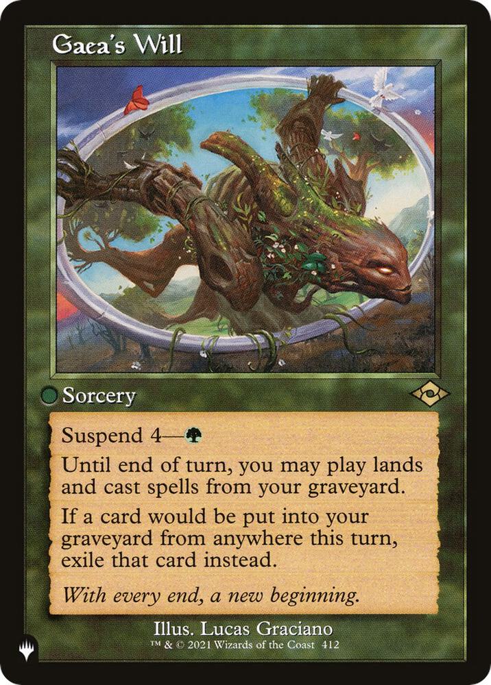 Gaea's Will [The List Reprints] 412/303