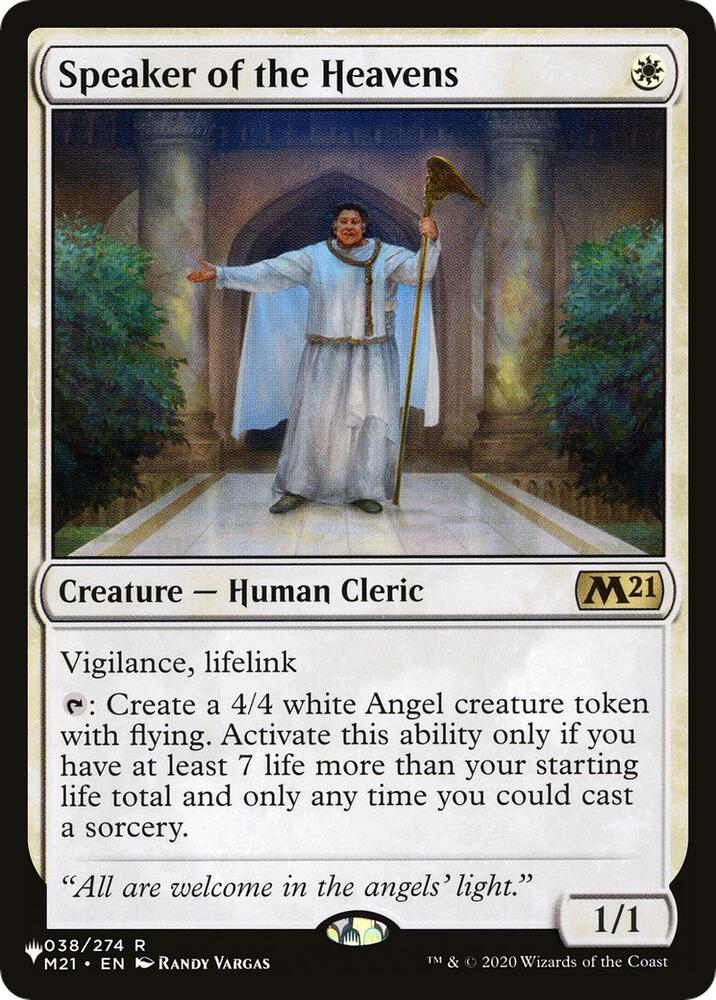 Speaker of the Heavens [The List Reprints] 038/274