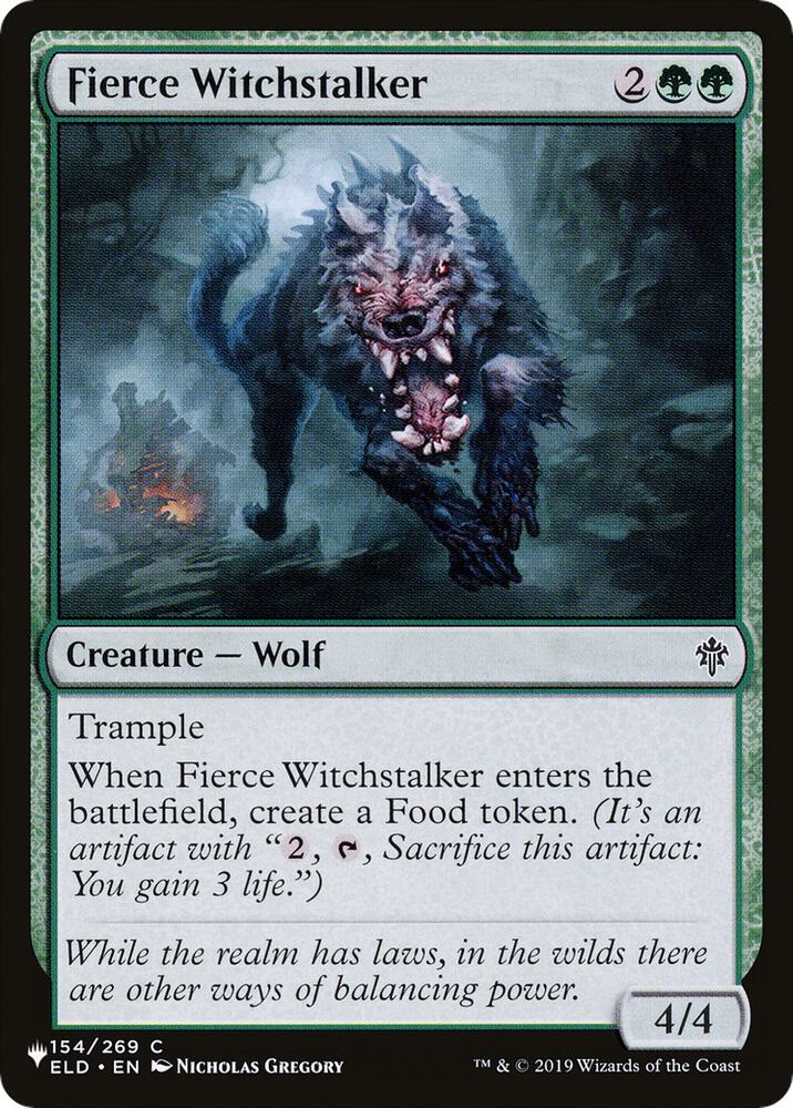 Fierce Witchstalker [The List Reprints] 154/269