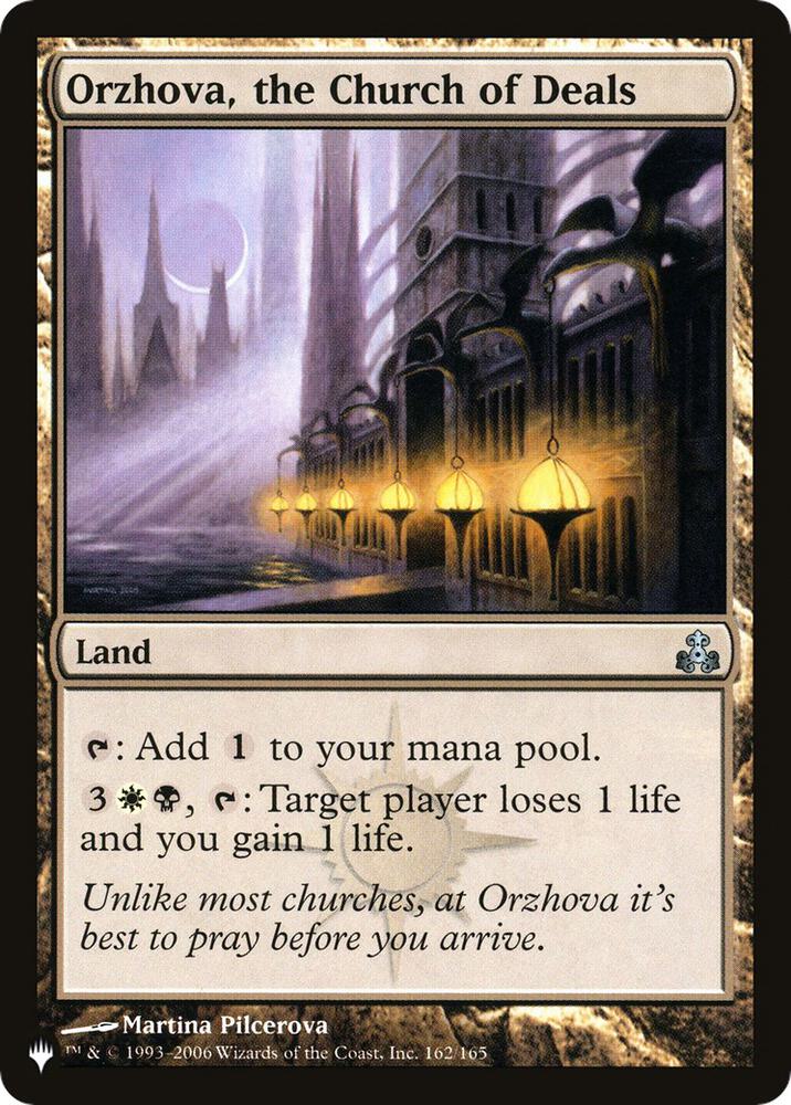 Orzhova, the Church of Deals [The List Reprints] 162/165