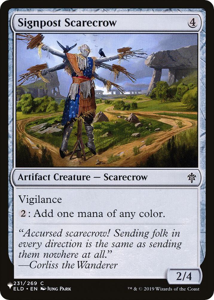 Signpost Scarecrow [The List Reprints] 231/269