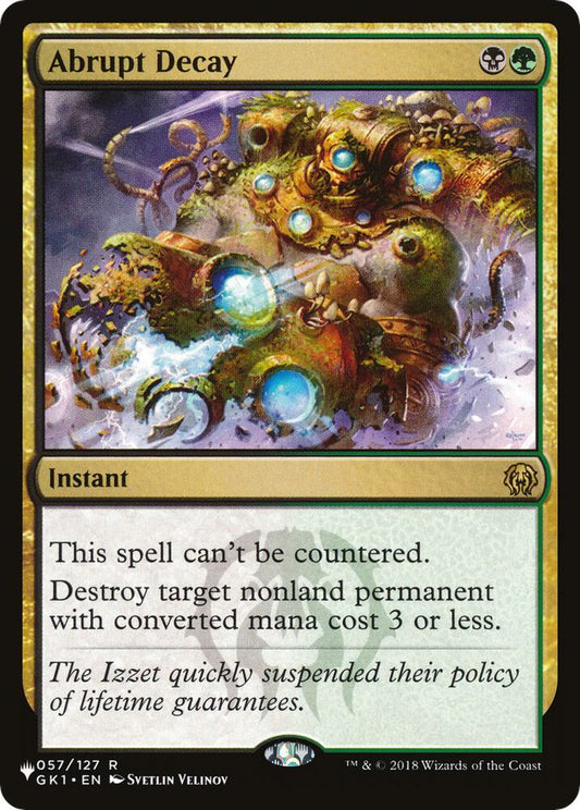 Abrupt Decay [The List Reprints] 057/127