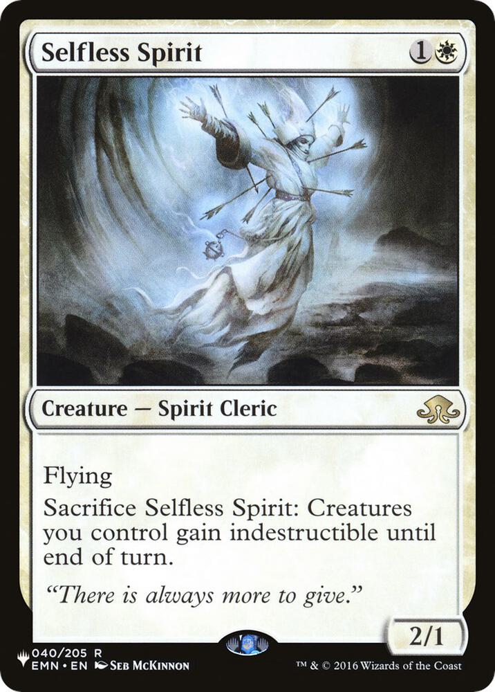 Selfless Spirit [The List Reprints] 040/205