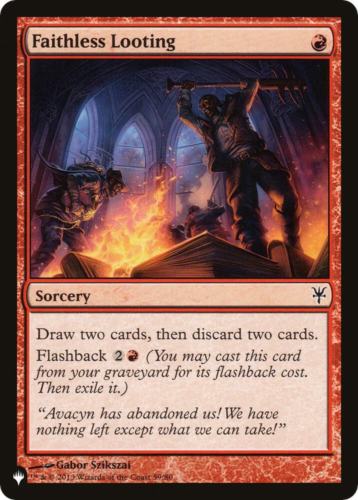 Faithless Looting (DDK) [The List Reprints] 59/80