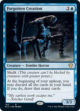 Forgotten Creation [Commander: Innistrad: Midnight Hunt] 100