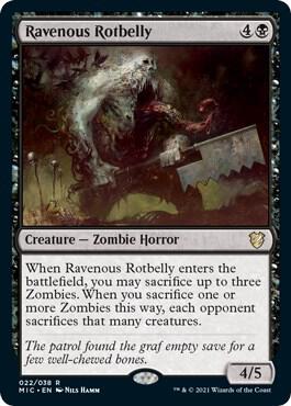 Ravenous Rotbelly [Commander: Innistrad: Midnight Hunt] 22