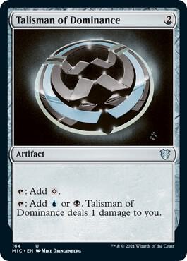 Talisman of Dominance [Commander: Innistrad: Midnight Hunt] 164