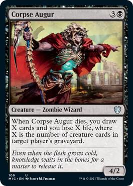 Corpse Augur [Commander: Innistrad: Midnight Hunt] 109