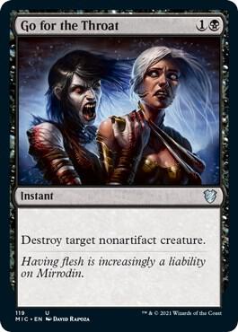 Go for the Throat [Commander: Innistrad: Midnight Hunt] 119