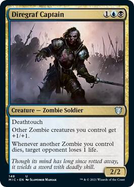 Diregraf Captain [Commander: Innistrad: Midnight Hunt] 148