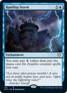 Rooftop Storm [Commander: Innistrad: Midnight Hunt] 103