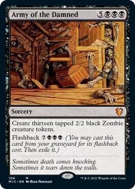 Army of the Damned [Commander: Innistrad: Midnight Hunt] 106