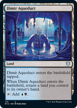 Dimir Aqueduct [Commander: Innistrad: Midnight Hunt] 172