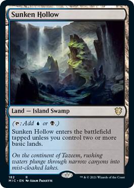 Sunken Hollow [Commander: Innistrad: Midnight Hunt] 182