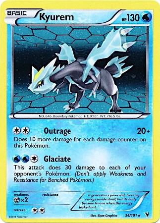 Kyurem - 34/101 (Cosmos Holo) [Miscellaneous Cards & Products] 034/101