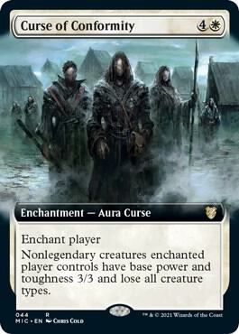 Curse of Conformity (Extended Art) [Commander: Innistrad: Midnight Hunt] 44