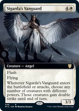 Sigarda's Vanguard (Extended Art) [Commander: Innistrad: Midnight Hunt] 46