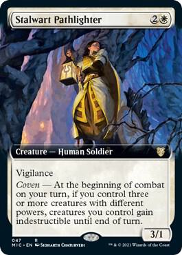 Stalwart Pathlighter (Extended Art) [Commander: Innistrad: Midnight Hunt] 47