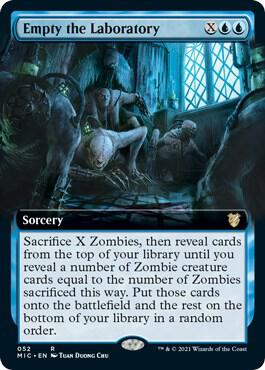 Empty the Laboratory (Extended Art) [Commander: Innistrad: Midnight Hunt] 52