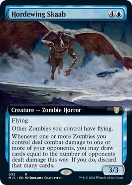 Hordewing Skaab (Extended Art) [Commander: Innistrad: Midnight Hunt] 53