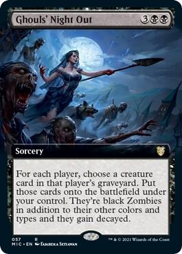 Ghouls' Night Out (Extended Art) [Commander: Innistrad: Midnight Hunt] 57