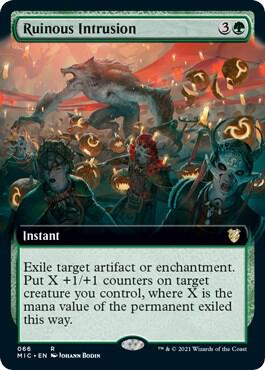 Ruinous Intrusion (Extended Art) [Commander: Innistrad: Midnight Hunt] 66