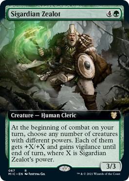 Sigardian Zealot (Extended Art) [Commander: Innistrad: Midnight Hunt] 67