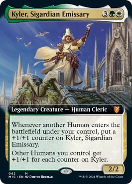 Kyler, Sigardian Emissary (Extended Art) [Commander: Innistrad: Midnight Hunt] 42