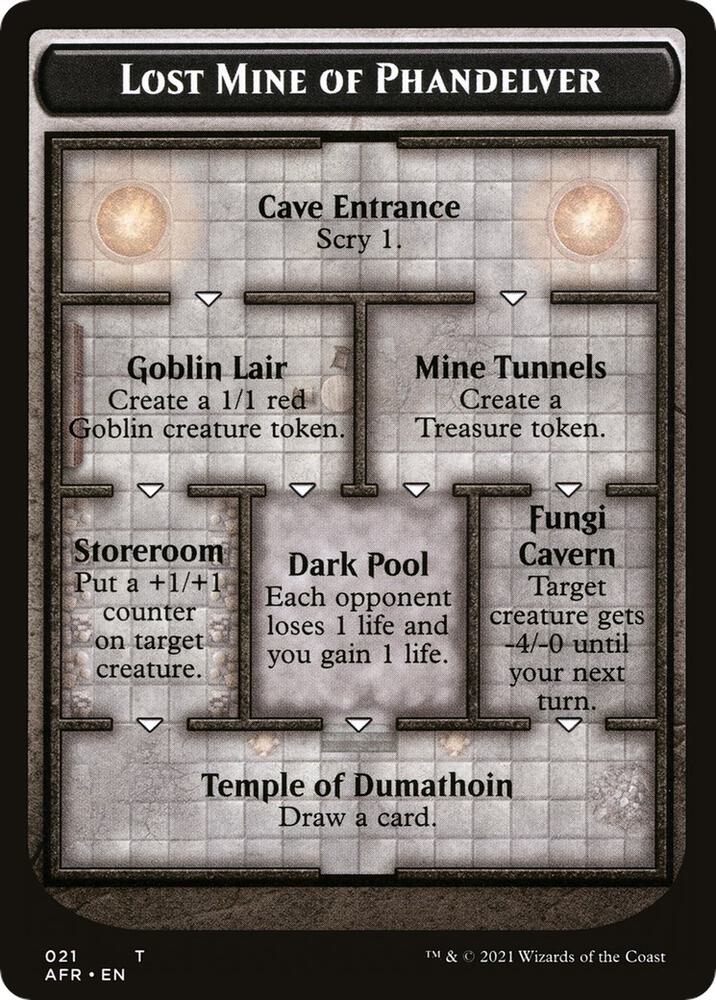 Lost Mine of Phandelver // Goblin Double-Sided Token [Adventures in the Forgotten Realms] 21 // 12