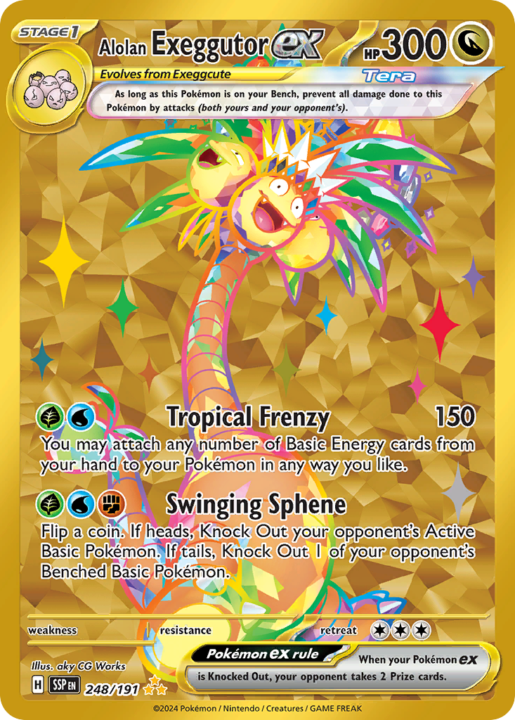 Alolan Exeggutor ex - 248/191 Surging Sparks