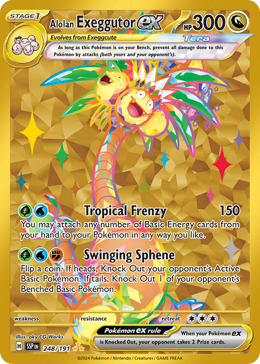 Alolan Exeggutor ex - 248/191 Surging Sparks