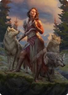Arlinn, the Pack's Hope Art Card (01/81) [Art Series: Innistrad: Midnight Hunt] 1