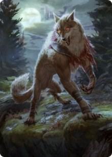 Arlinn, the Moon's Fury Art Card (02/81) [Art Series: Innistrad: Midnight Hunt] 2