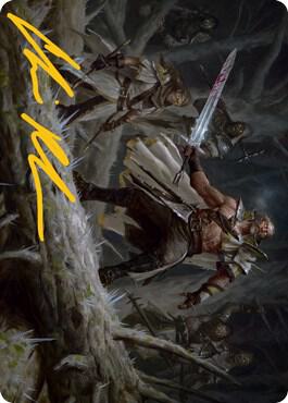 Tovolar, Dire Overlord Art Card (05/81) (Gold-Stamped Signature) [Art Series: Innistrad: Midnight Hunt] 5