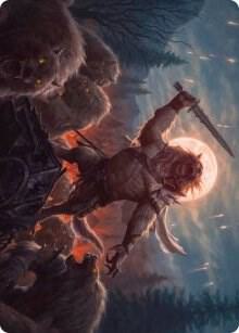 Tovolar, the Midnight Scourge Art Card (06/81) [Art Series: Innistrad: Midnight Hunt] 6