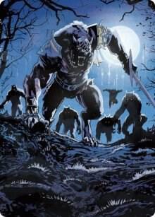 Tovolar, the Midnight Scourge Art Card (08/81) [Art Series: Innistrad: Midnight Hunt] 8