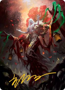 Wrenn and Seven Art Card (Gold-Stamped Signature) [Art Series: Innistrad: Midnight Hunt] 9