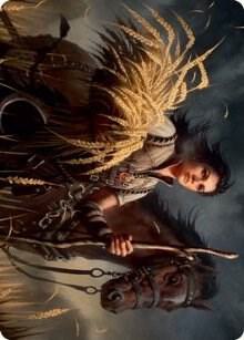 Ambitious Farmhand Art Card [Art Series: Innistrad: Midnight Hunt] 11
