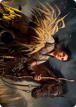 Ambitious Farmhand Art Card (Gold-Stamped Signature) [Art Series: Innistrad: Midnight Hunt] 11