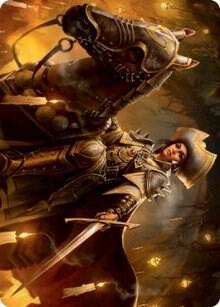 Seasoned Cathar Art Card [Art Series: Innistrad: Midnight Hunt] 12