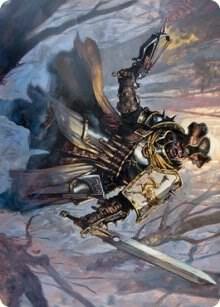 Brutal Cathar Art Card [Art Series: Innistrad: Midnight Hunt] 13